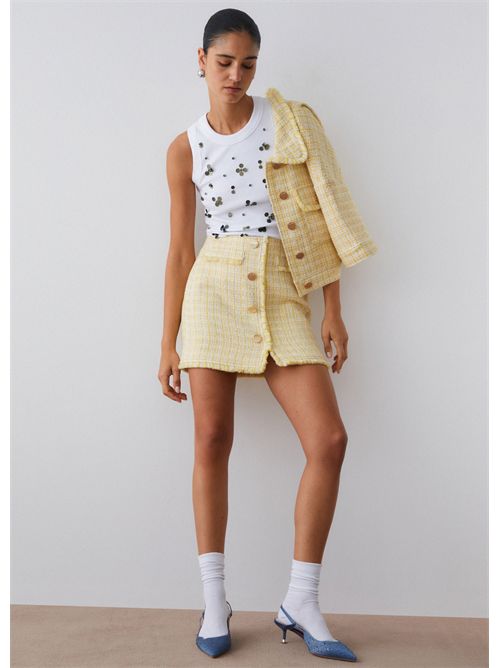 Top con applicazioni LIU JO | WA6490J4822/P9369